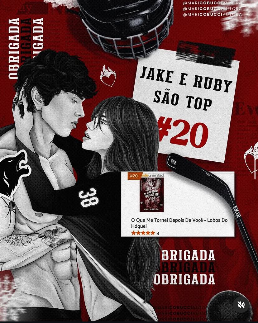 Divulgação de O Que Me Tornei Depois De Você, de Mari Cobucci, em 20º lugar no Kindle Unlimited da Amazon